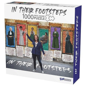 1000 Piece Puzzle, In Their Footsteps, Featuring The First Women, Figures Who Made Women'S History