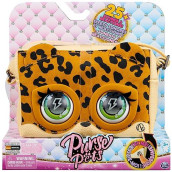 Purse Pets, Leoluxe Leopard Interactive Pet Toy & Crossbody Kids Purse With Over 25 Sounds And Reactions, Shoulder Bag For Girls, Trendy Tween Gifts