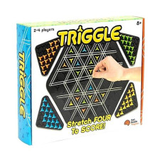 Fat Brain Toys Triggle - Territory Capture Family Game, 2 To 4 Players, Ages 8+