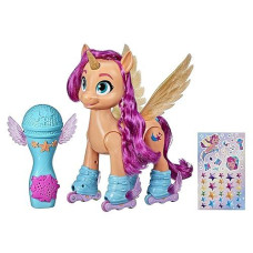 My Little Pony: A New Generation Movie Sing 'N Skate Sunny Starscout - Interactive 9-Inch Remote Control Toy With 50 Reactions, Lights