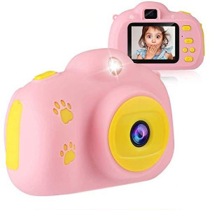 Vivizia Kids Toy Digital Camera, Selfie Camera Digital Video Recorder 2.0 Screen 1080P, 24 Funny Filters, Rechargeable Shockproof Mini Child Camcorder And Game Console, Birthday Gift For Boys Girls