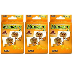 Stages Learning Materials SLM221-3 Pets Photographic Memory Matching game - 3 Each