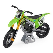 Supercross, Authentic Eli Tomac 1:10 Scale Collector Die-Cast Motorcycle Replica With Display Stand
