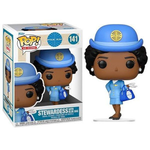 Funko Pop Pop! Ad Icons: Pan Am - Stewardess With Blue Bag, Multicolor, 57893