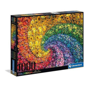 Clementoni 39594, Colour Boom Whirl Puzzle For Children And Adults - 1000 Pieces, Ages 10 Years Plus