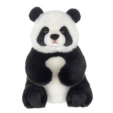 Bearington Tux Plush Panda Bear Stuffed Animal, 11 Inch