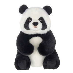 Bearington Tux Plush Panda Bear Stuffed Animal, 11 Inch