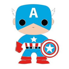 Marvel 3 Inch Funko POP Pin captain America
