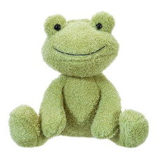 Apricot Lamb Toys Plush Velvet Frog Stuffed Animal Soft Cuddly Perfect For Child (Green Frog,8.5 Inches)