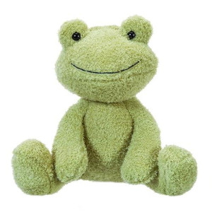 Apricot Lamb Toys Plush Velvet Frog Stuffed Animal Soft Cuddly Perfect For Child (Green Frog,8.5 Inches)