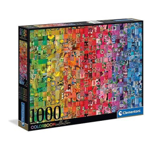 Clementoni Colorboom 39595 Collection Collage Adults 1000 Pieces Puzzle Gradient-Made In Italy Multicoloured