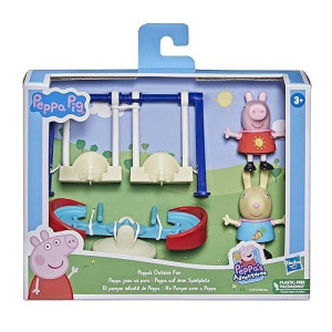 Peppa Pig Peppa'S Adventures Peppa'S Outside Fun Preschool Toy, With 2 Figures And 3 Accessories, Ages 3 And Up