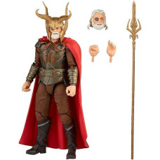 Marvel Hasbro Legends Series 6-Inch Scale Action Figure Toy Odin, Infinity Saga Character, Premium Design, Figure And 4 Accessories