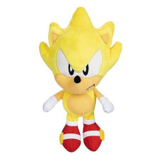 Sonic The Hedgehog-Plush 9-Inch Super Sonic Collectible Toy