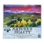 Yellow Fields With Red Skys 500 Piece Natures Beauty Jigsaw Puzzle