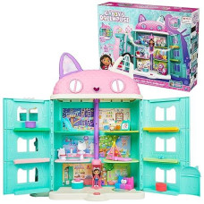 Gabby�S Dollhouse, Purrfect Dollhouse With 15 Pieces Including Toy Figures, Furniture, Accessories And Sounds, Kids Toys For Ages 3 And Up