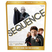 Harry Potter Sequence Board Game - Five-In-A-Row Fun For Everyone - Featuring Witches And Wizards From Harry Potter By Goliath