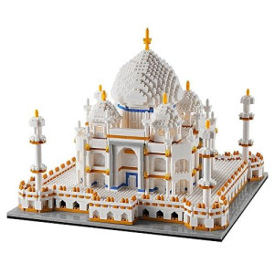 Dolblock Micro Mini Blocks Architecture Taj Mahal Building Set Landmarks Collection Model Kits Idea Toys Gifts For Adults And Kids Age Of 14+ 3950 Pcs