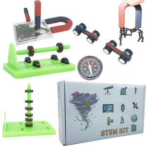 Teiray Physics Science Magnet Kit For Kids 4 5 6 7 8 12 Year Old Junior Education Kit,Horseshoe Magnet Stem Toy Stem Magnets For Kids, Magnets For Kids