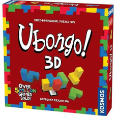 Ubongo 3D - A Kosmos Game | Geometric Puzzle Game With Three-Dimensional Blocks | Family Friendly Fun Game | Highly Re-Playable | Quality Components (Made In Germany) | 1 To 4 Players, Ages 8 And Up