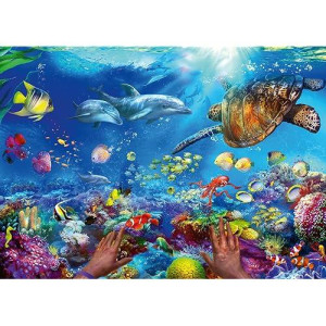 Ravensburger Snorkeling 1000 Piece Jigsaw Puzzle For Adults - 16579 - Every Piece Is Unique, Softclick Technology Means Pieces Fit Together Perfectly, 27 X 20 Inches (70 X 50 Cm) When Complete.