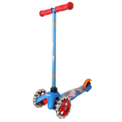 Hot Wheels Self Balancing Kick Scooter With Light Up Wheels, Extra Wide Deck, 3 Wheel Platform, Foot Activated Brake, 75 Lbs Limit, Kids & Toddlers Girls Or Boys, For Ages 3 And Up