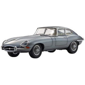 Kyosho Jaguar E-Type Coupe Rhd (Right Hand Drive) Dark Gray Metallic E-Type 60Th Anniversary (1961-2021) 1/18 Diecast Model Car 08954 Gm