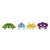 Nanoblock - Space Invaders - Invaders, Character Collection Series Building Kit