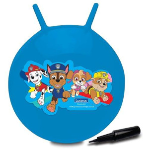 Lexibook Bg040Pa Paw Patrol Space Hopper, Manual Pump Included, Secure And Durable Plastic, Blue