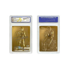 Tom Brady 2000 Fleer Ultra 23K Gold Rookie Card Refractor Signature Series Graded Gem-Mint 10