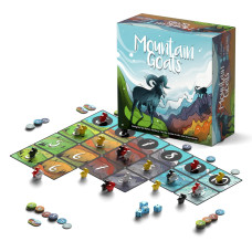 Mountain Goats - Board Game - 2 To 4 Players - 20 Minute Play Time