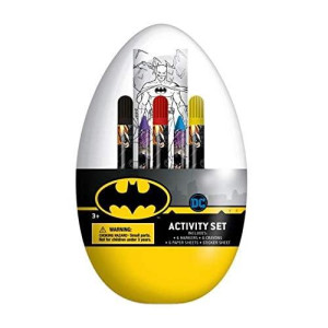 Innovative Designs Dc Batman Activity Egg craft Kit coloring Pages Stickers Markers crayons