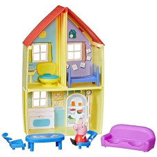 Peppa Pig Peppas Adventures Family House Playset, Includes Figure And 6 Fun Accessories, Preschool Toy For Ages 3 Up