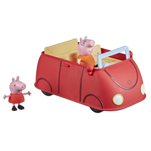 Peppa Pig Peppaas Adventures Peppaas Family Red Car Preschool Toy, Speech And Sound Effects, Includes 2 Figures, For Ages 3 And Up
