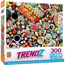 Masterpieces 300 Piece Ez Grip Jigsaw Puzzle - Sushi Surprise - 18"X24"