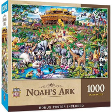 Masterpieces 1000 Piece Jigsaw Puzzle For Adults, Family, Or Kids - Noah'S Ark - 19.25"X26.75"