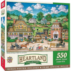 Masterpieces 550 Piece Jigsaw Puzzle for Adults, Family, Or Kids - Libertyville Depot - 18x24