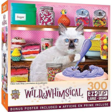Masterpieces 300 Piece Ez Grip Jigsaw Puzzle - Kitten Cake Shop - 18"X24"