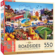 MasterPieces 550 Piece Jigsaw Puzzle for Adults, Family, Or Kids - The Land of AZ - 18x24