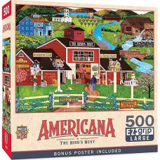 Masterpieces 500 Piece EZ grip Jigsaw Puzzle for Adults, Family, Or Kids - The Birds Nest - 1925x2675
