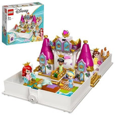 Lego� Disney Ariel, Belle, Cinderella And Tiana�S Storybook Adventures 43193 Building Kit; A Fun Buildable Toy Gift For Kids