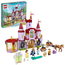 Lego� Disney Belle And The Beast�S Castle 43196 Building Kit; An Iconic Castle Construction Toy For Creative Fun