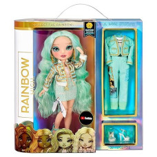 Rainbow High Series 3 Daphne Minton Fashion Doll - Mint (Light Green) With 2 Designer Outfits To Mix & Match With Accessories, Gift For Kids And Collectors, Toys For Kids Ages 6 7 8+ To 12 Years Old