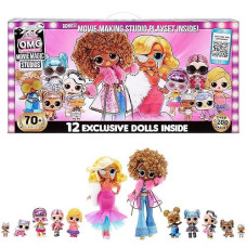 Lol Surprise Omg Movie Magic Studios With 70+ Surprises, 12 Dolls Including 2 Fashion Dolls, 4 Movie Stages, Green Screen & Accessories- Gift Toy For Girls Boys Ages 4 5 6 7+ Years