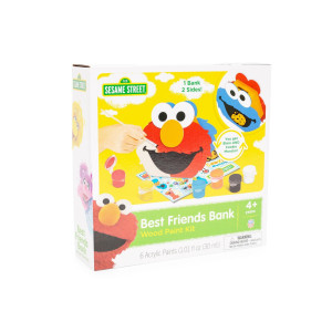 Sesame Street character Bank Wood craft Paint Kit