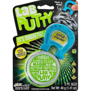 Ja-Ru Lab Putty Magnetic Slime With Magnet Included (1 Unit) Magnetic Toy With Best Thinking Smart Crazy Stress Putty With Tin, Sensory Toy Stress Relief Party Favor Toy 9575-1B