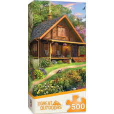 Masterpieces 500 Piece Jigsaw Puzzle For Adults, Family, Or Kids - Mountain Retreat - 14"X19"