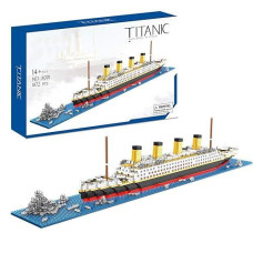 Xiaodan Titanic Toys Building Set Model Kit For Adults And Kids Mini Building Blocks 1872 Pieces With Color Package(New Version)
