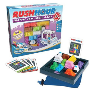Thinkfun 76442 - Rush Hour Junior - The Well-Known Logic Game For Younger Children From 5 Years. The Traffic Game For Boys And Girls.