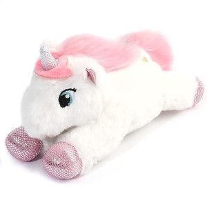 Benben Unicorn Stuffed Animal 12", Soft White Unicorn Plush Toy, Cute Birthday Gifts For Girls, Kids